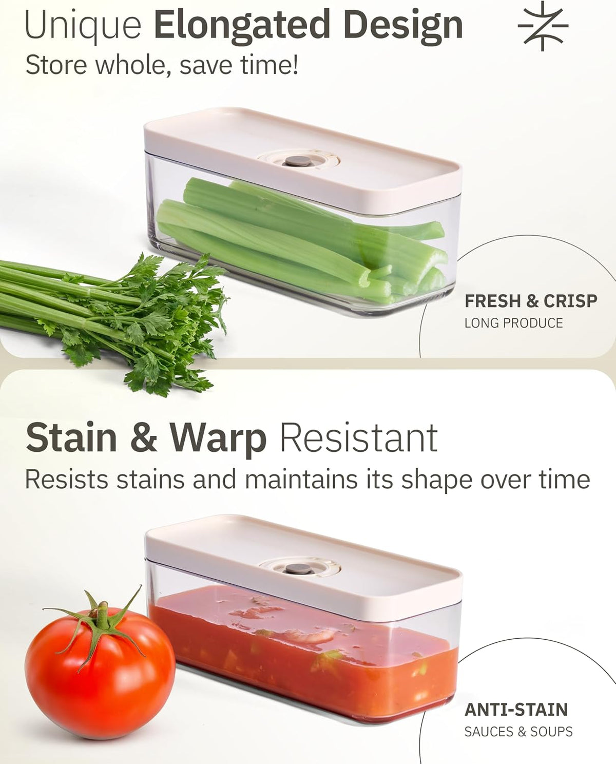 5pcs Vacuum Containers for Food Storage with Compact Vacuum Sealer