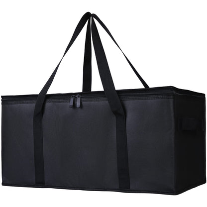 Bodaon Insulated Food Delivery Bag, XXXL Reusable Warming Bag, Black, 1Pk