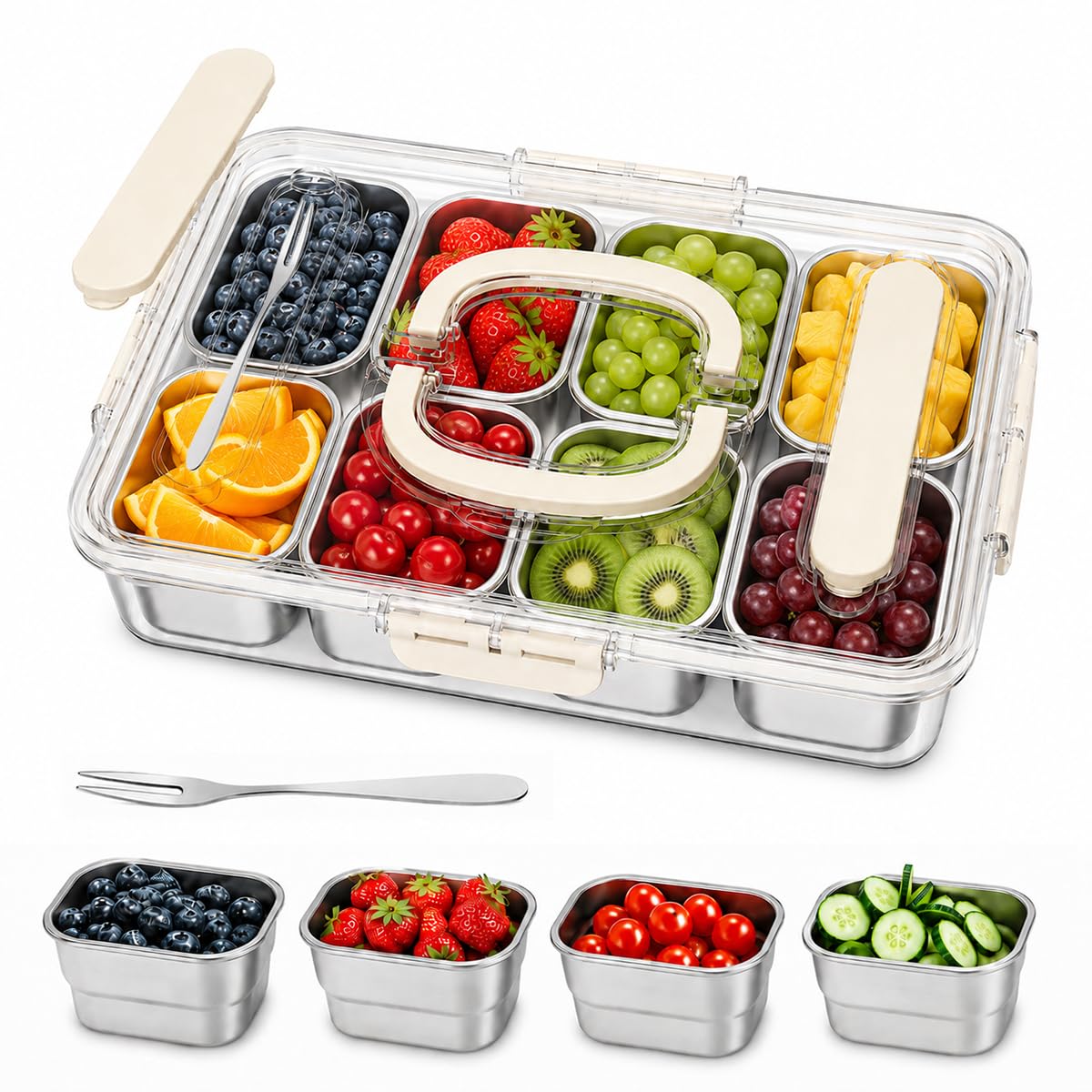 Ankou Airtight Food Storage Container with Pop Lid & 130ml Scoop, 4L/4.2qt *2 BPA-Free Cereal, Rice, Flour, Pasta & Snack Container, Stackable & Durable,Kitchen Pantry Organizer
