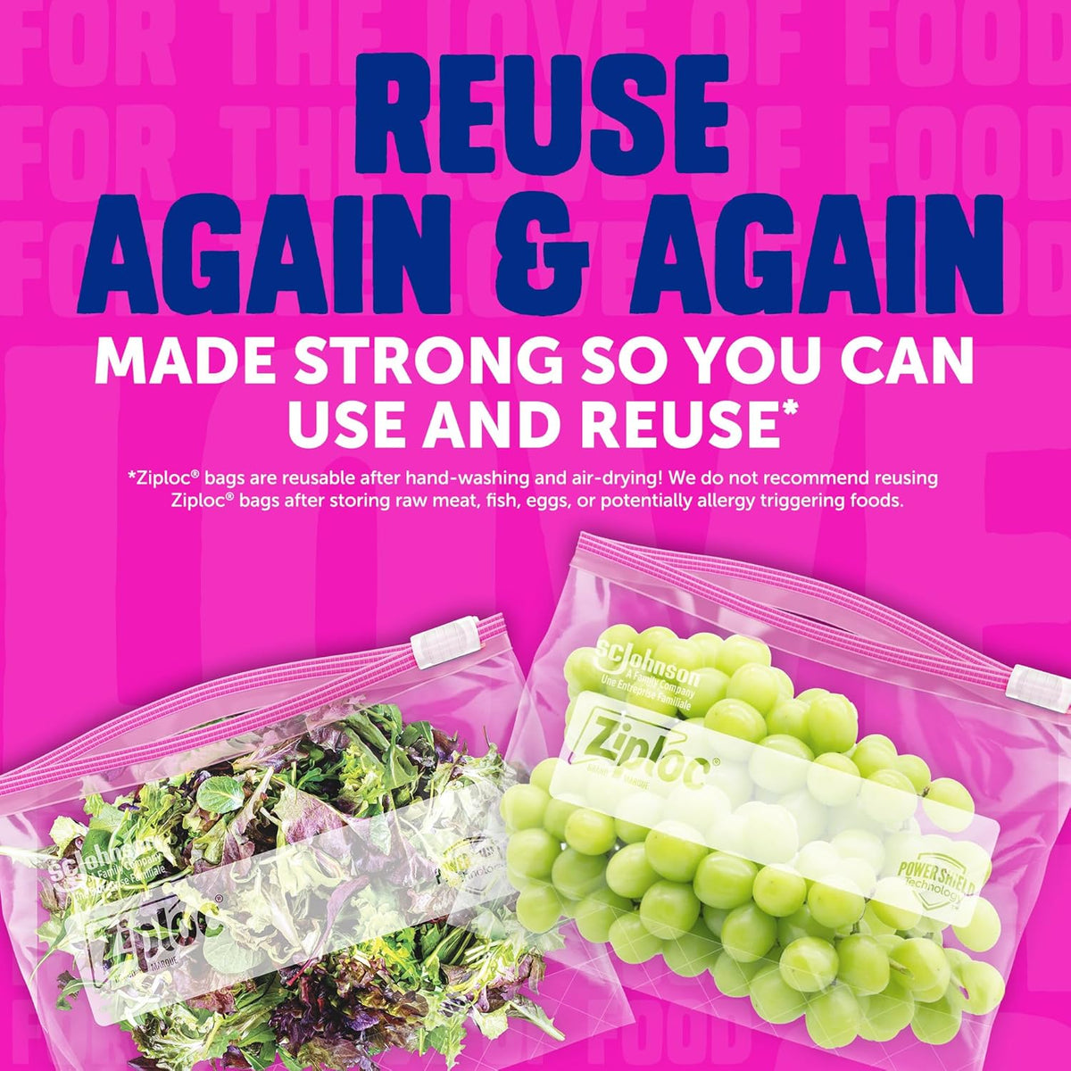 Ziploc Slider Storage Bags with New Power Shield Technology, For Food, Sandwich, Organization and More, Gallon, 26 Count, Pack of 4 (104 Total Bags)