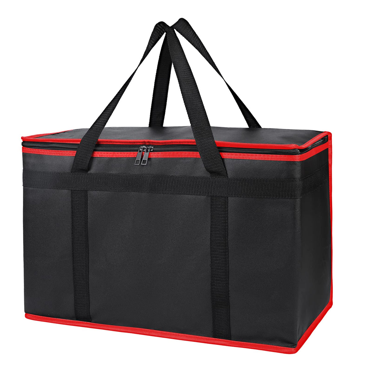 Bodaon Insulated Food Delivery Bag, XXXL Reusable Warming Bag, Black, 1Pk