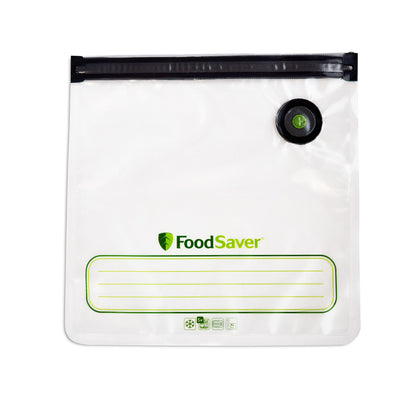 FoodSaver® Reusable Quart Vacuum Zipper Bags