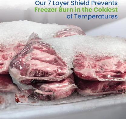 Vacuum Sealer Bags for Food, Heavy Duty Food Saver Bag Rolls