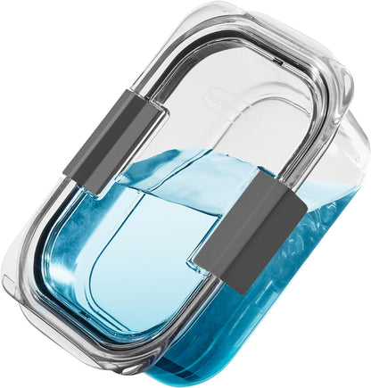 Rubbermaid Brilliance BPA Free 44-Piece Food Storage Containers Set Airtight Leak-Proof with Lids for Meal Prep Lunch and Leftovers