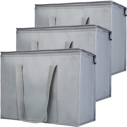 Bodaon Insulated Food Delivery Bag, XXXL Reusable Warming Bag, Black, 1Pk
