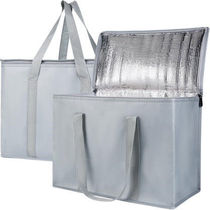 Bodaon Insulated Food Delivery Bag, XXXL Reusable Warming Bag, Black, 1Pk