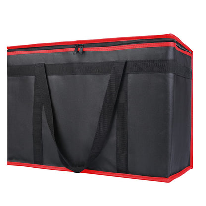 Bodaon Insulated Food Delivery Bag, XXXL Reusable Warming Bag, Black, 1Pk