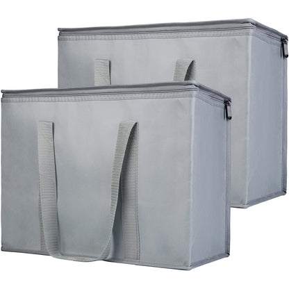 Bodaon Insulated Food Delivery Bag, XXXL Reusable Warming Bag, Black, 1Pk