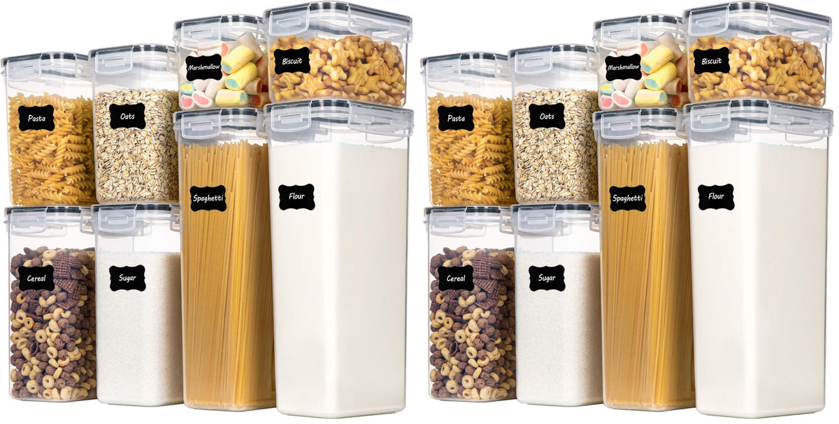 CHEFSTORY Airtight Food Storage Containers with Lids, 8 PCS