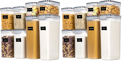CHEFSTORY Airtight Food Storage Containers with Lids, 8 PCS