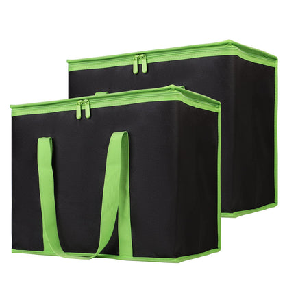 Bodaon Insulated Food Delivery Bag, XXXL Reusable Warming Bag, Black, 1Pk