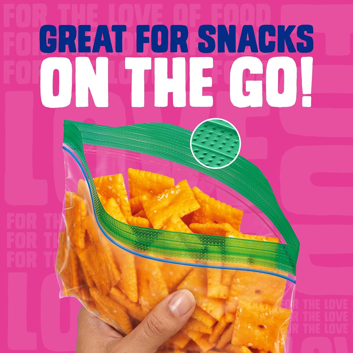 Ziploc Snack Bags, Food Storage, Easy Open & Close, 108 Count