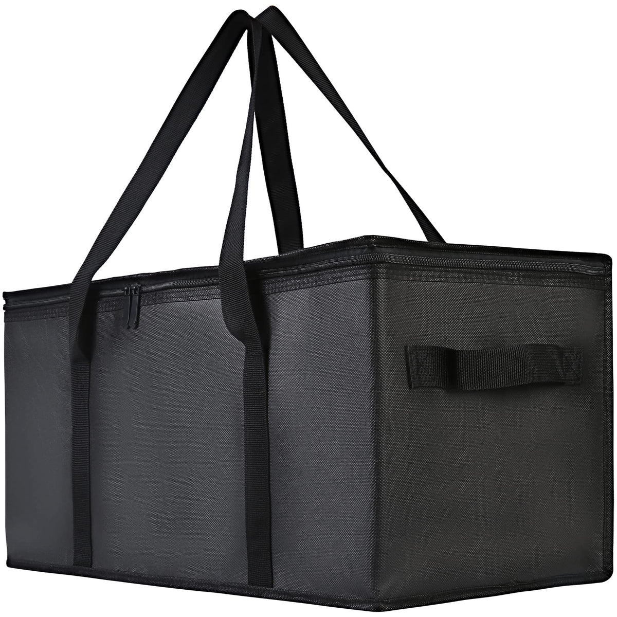 Bodaon Insulated Food Delivery Bag, XXXL Reusable Warming Bag, Black, 1Pk